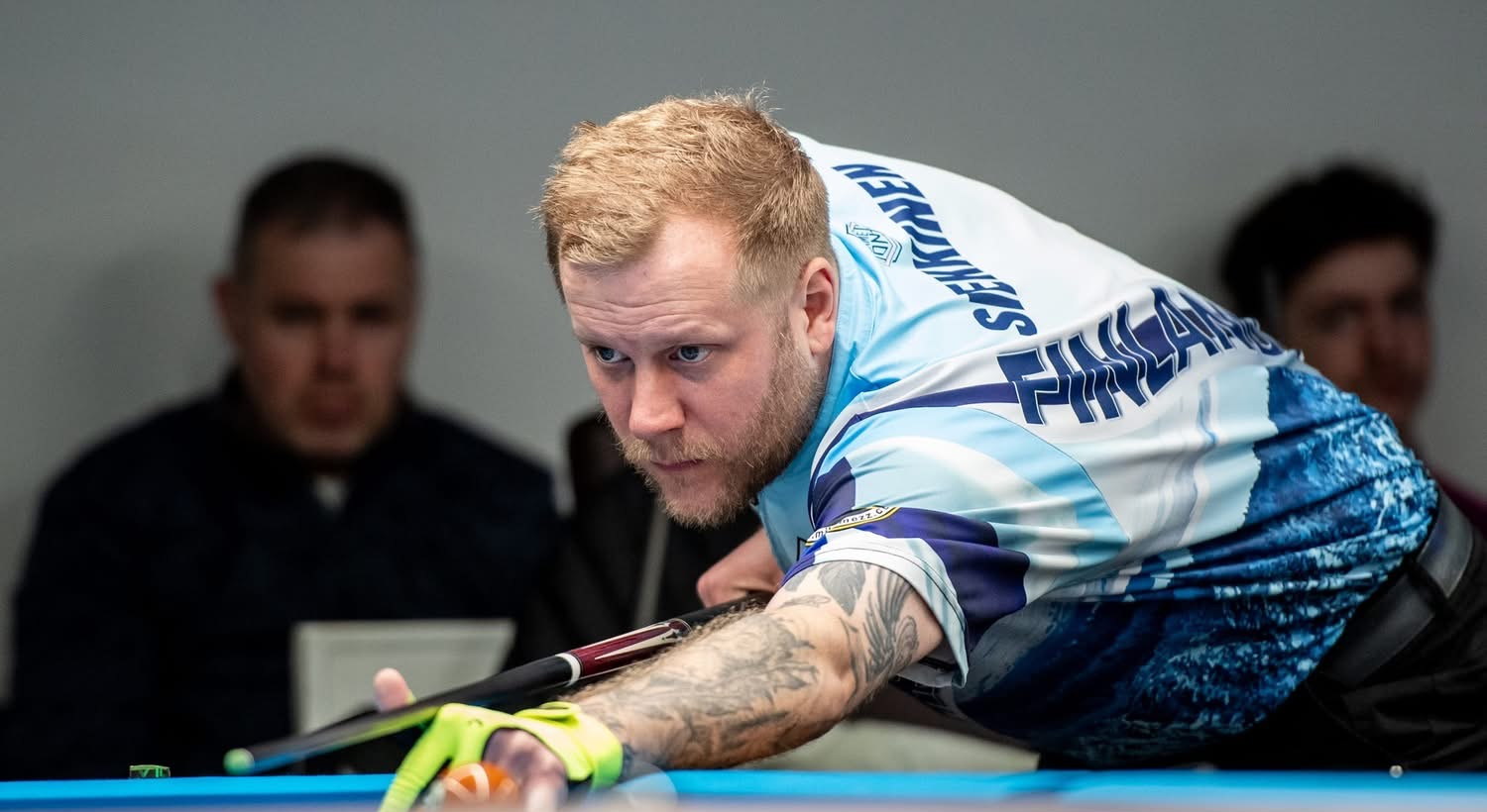 Jani Siekkinen Suomen pelipaidassa Belgian Openissa